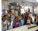 Youngsters at Brightest Horizons Happy for New Books!