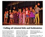 Teen Fashion Show in Parent & Child Magazine